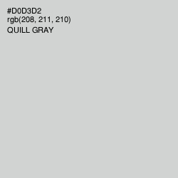 #D0D3D2 - Quill Gray Color Image